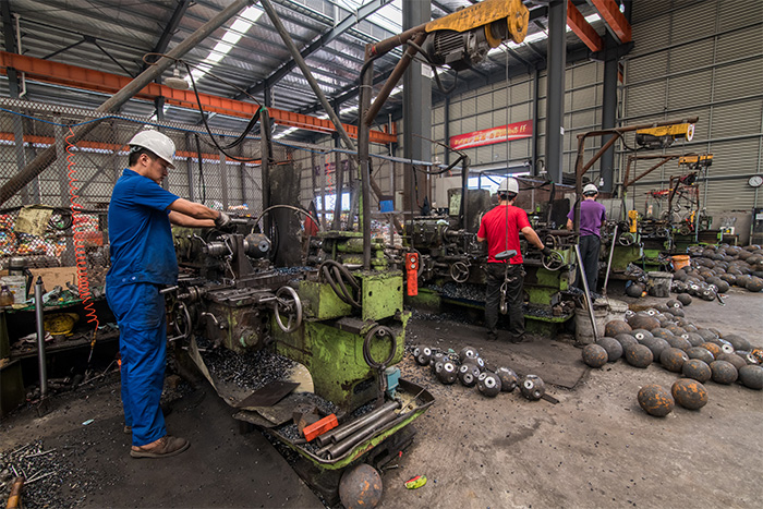 广汉网架配件车间